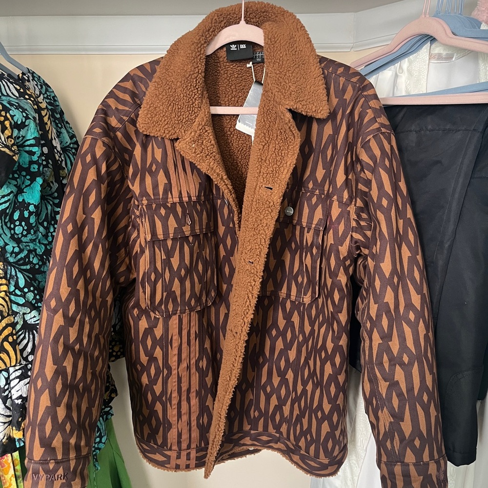 IVY PARK Brown Geometric Jacket